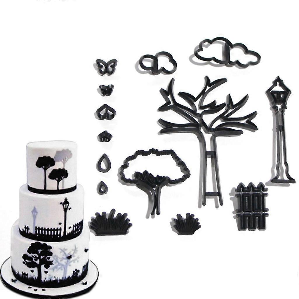14-teiliges Ausstechformen-set Aus Kunststoff Für Zuckerdekorationen Und Fondantformen