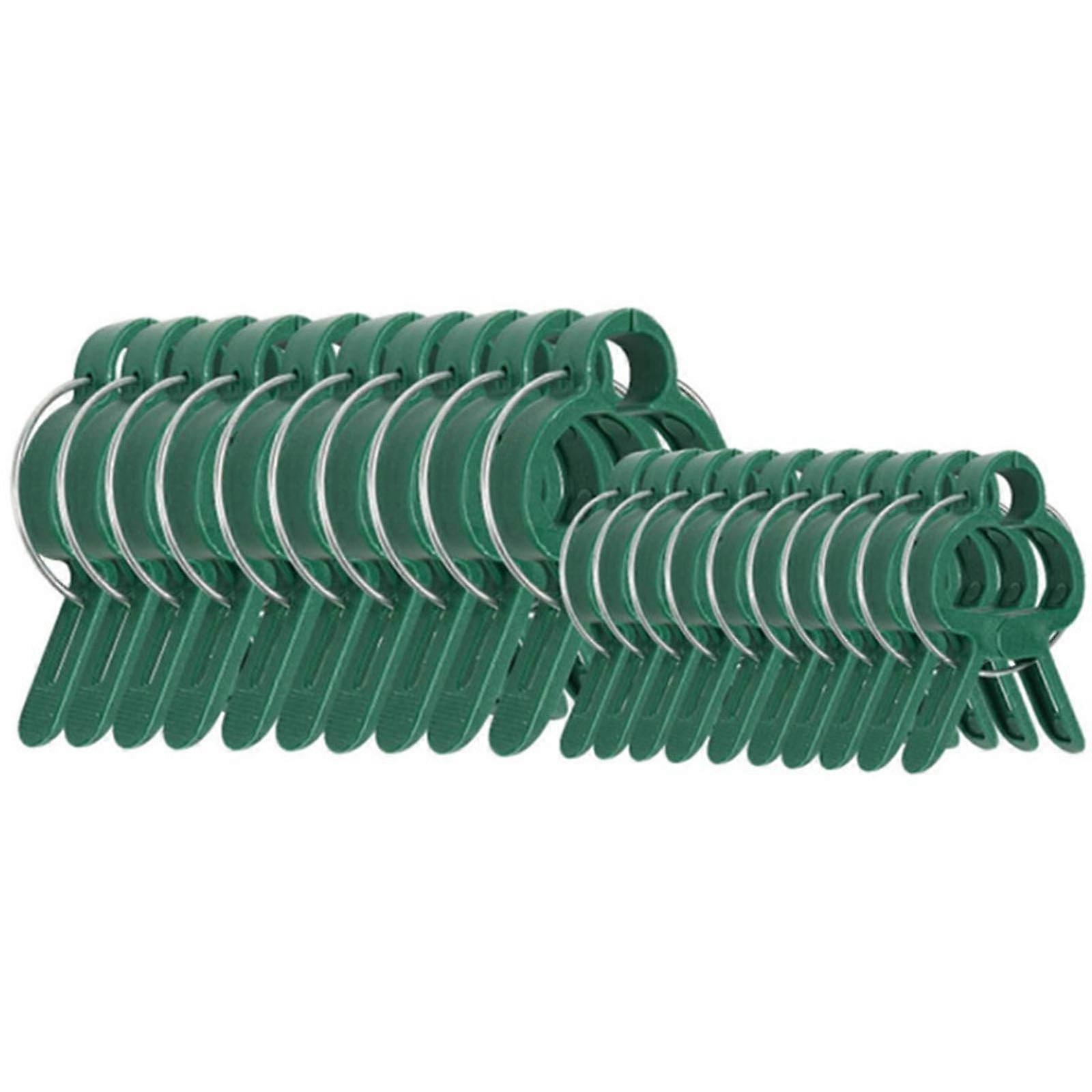 Pflanzenclips, 20 Stück, Wiederverwendbares Gartenzubehör Aus Kunststoff, Befestigungsklammern Für Blumen, Weinreben, Gemüse, Tomaten, Rankstängel Stützen