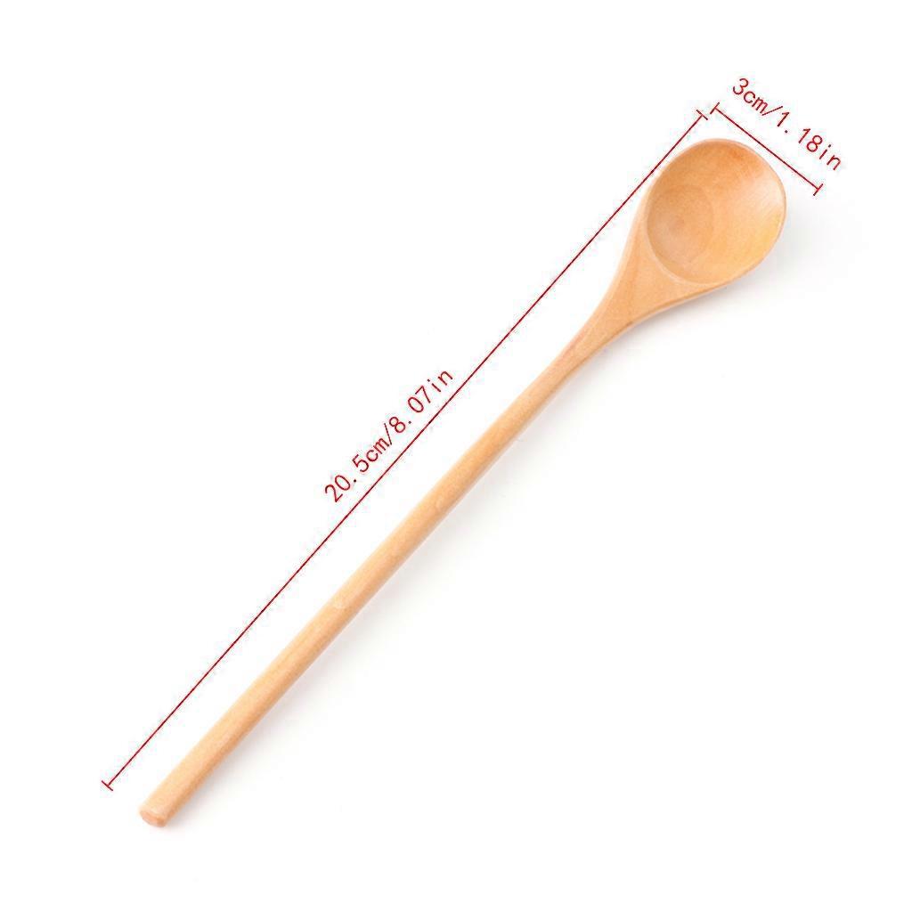 Holzlöffel, Suppenlöffel, Zuckerlöffel, Teelöffel, Küchenutensil Mit Langem Griff, Geschirr