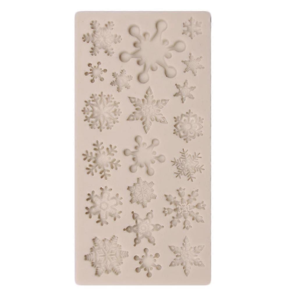 3d-weihnachtsdekorationen, Schneeflocken, Schokolade, Diy, Zucker, Backen, Kuchen Dekorieren
