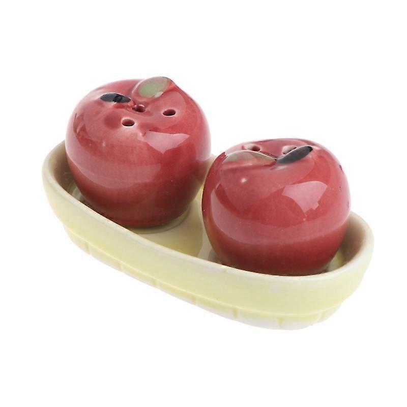 1 Paar Apfel-keramik-salz- Und Pfefferstreuer-set, Gewürzflasche, Hochzeitsfeier