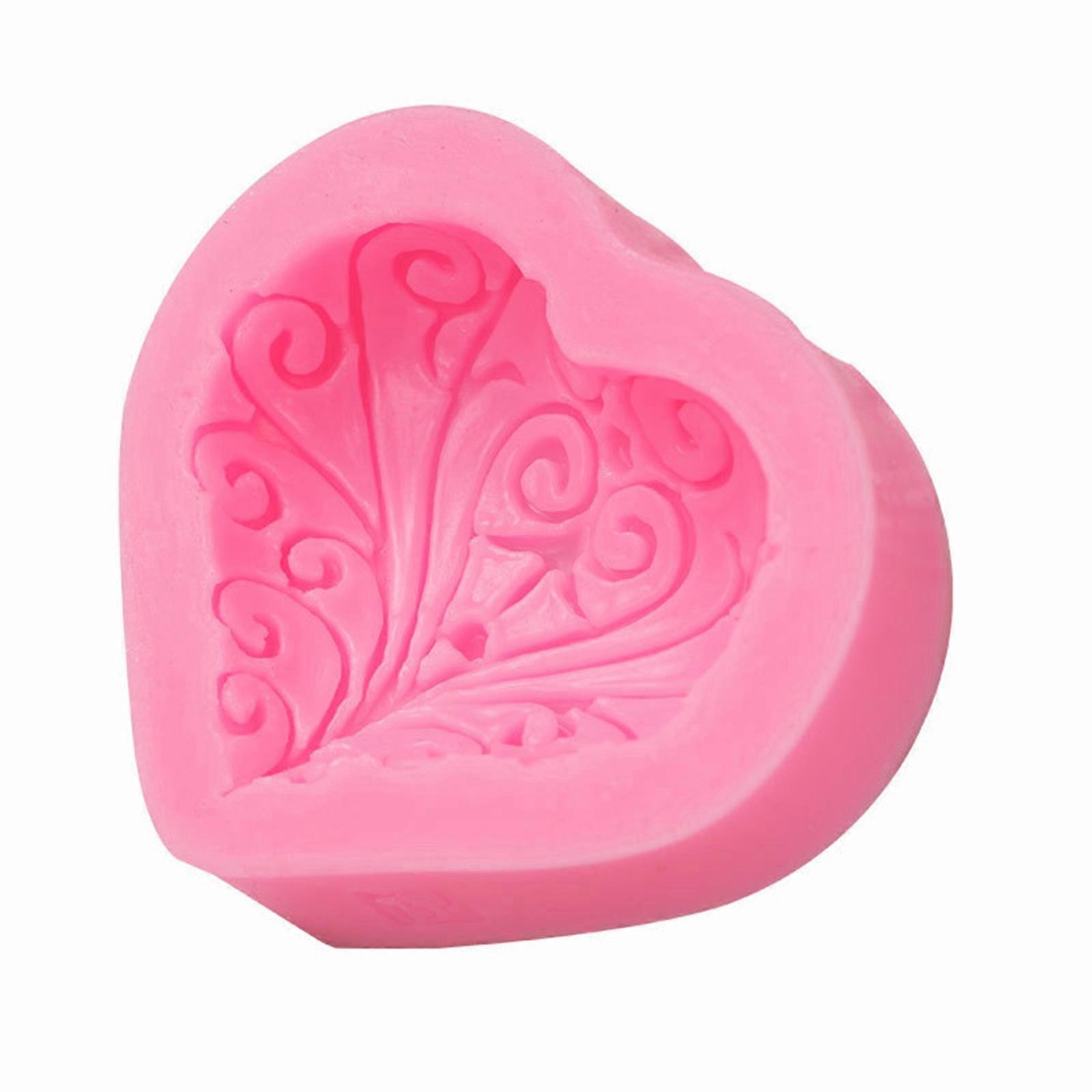 Küchenbackformen, Fondantformen In Herzform Zur Herstellung Von Süßigkeiten, Gelee Und Mousse