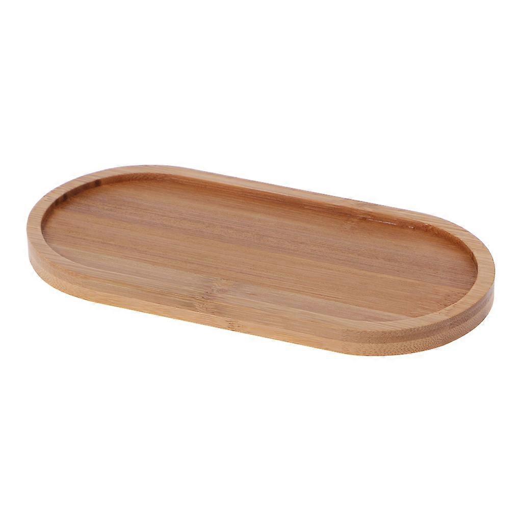 Ovales Bambustablett, Natürliches Desserttablett, Kleine Käseplatte Aus Holz
