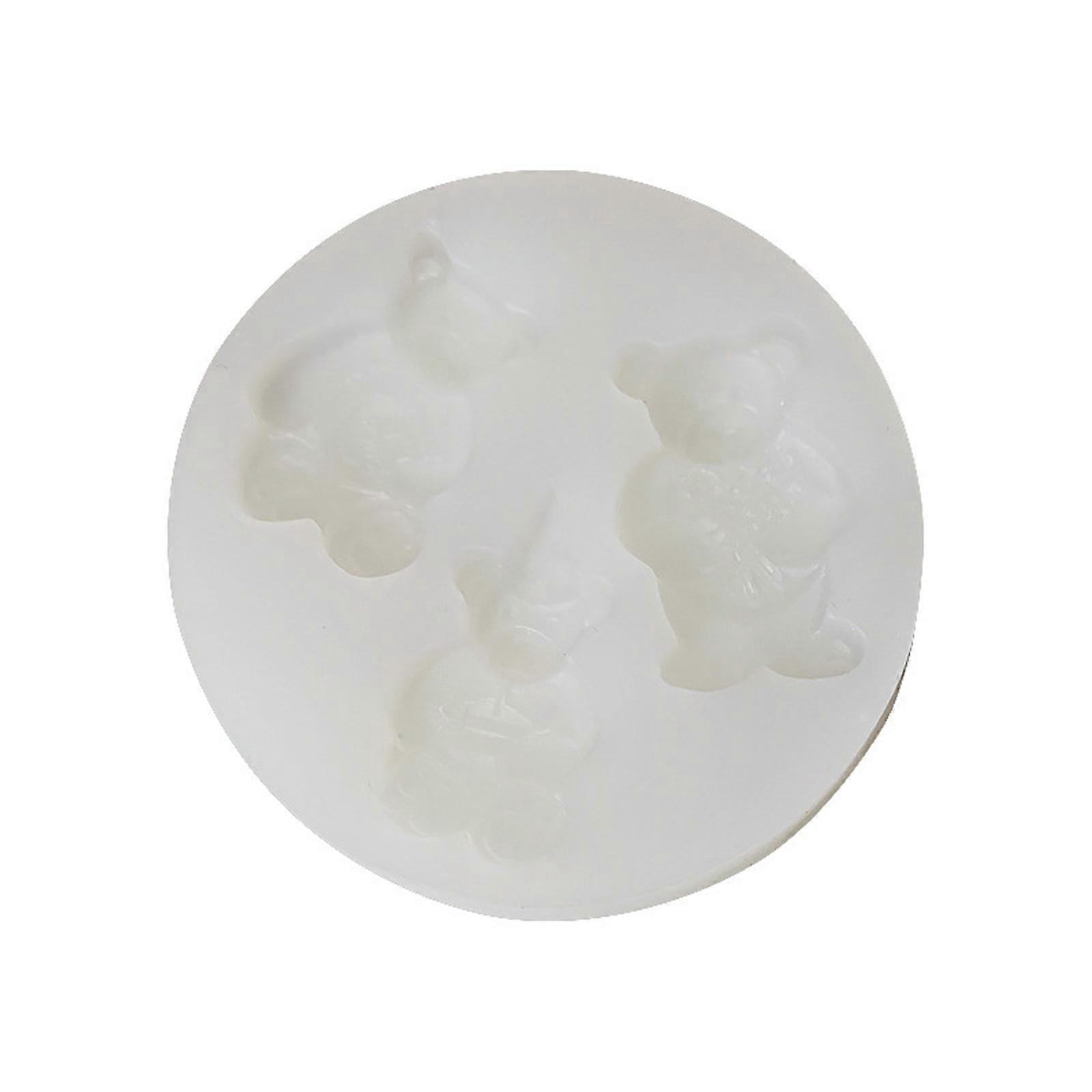 3d Mini-bärenform Zum Selbermachen Von Handgemachter Seife Und Fondant-schokolade
