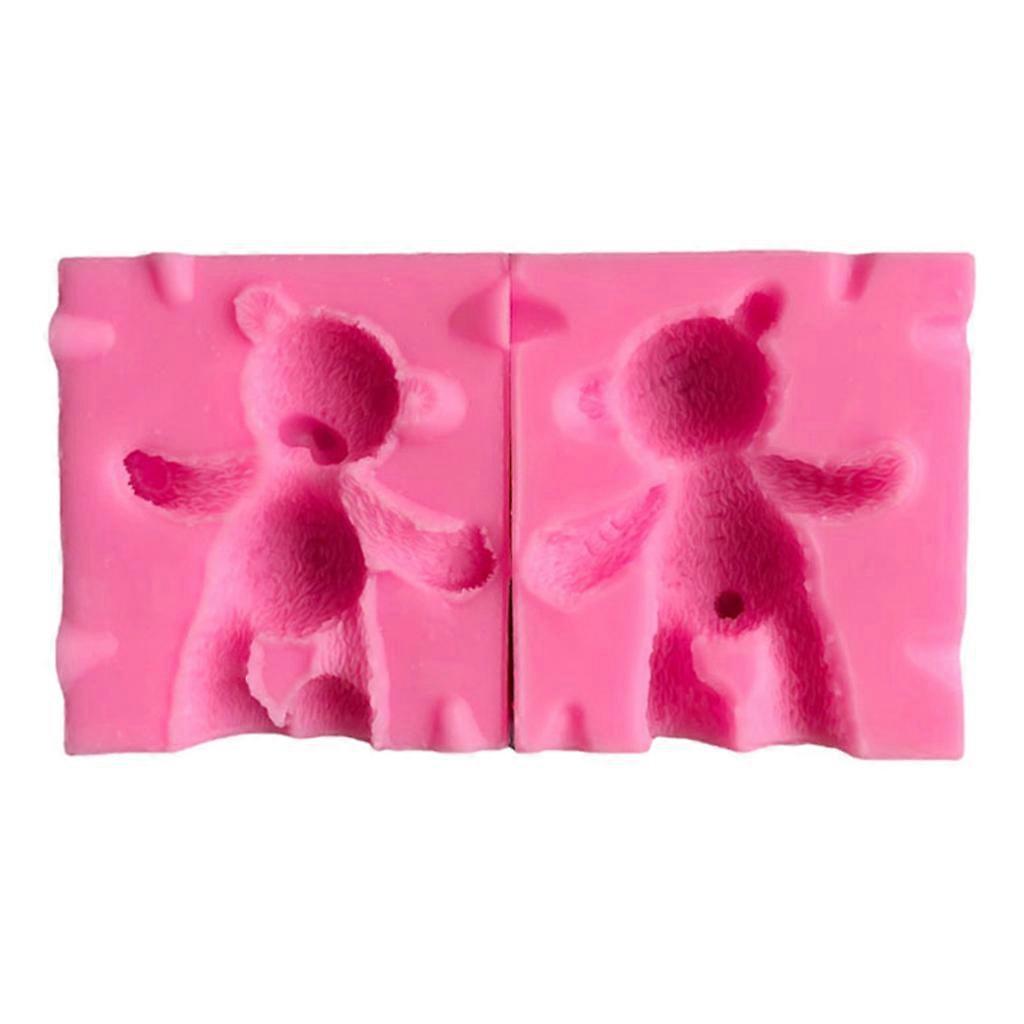 Seifenformen, Schokoladenformen, Niedliche Bärenform, Kuchendekorationsgeschenk, 2 Stück