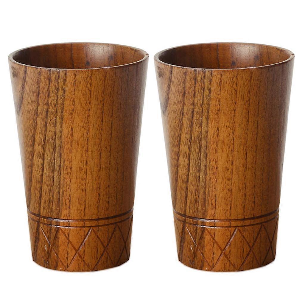 Vintage-trinkbecher Aus Holz, Teetasse Aus Holz Für Zuhause Und Büro