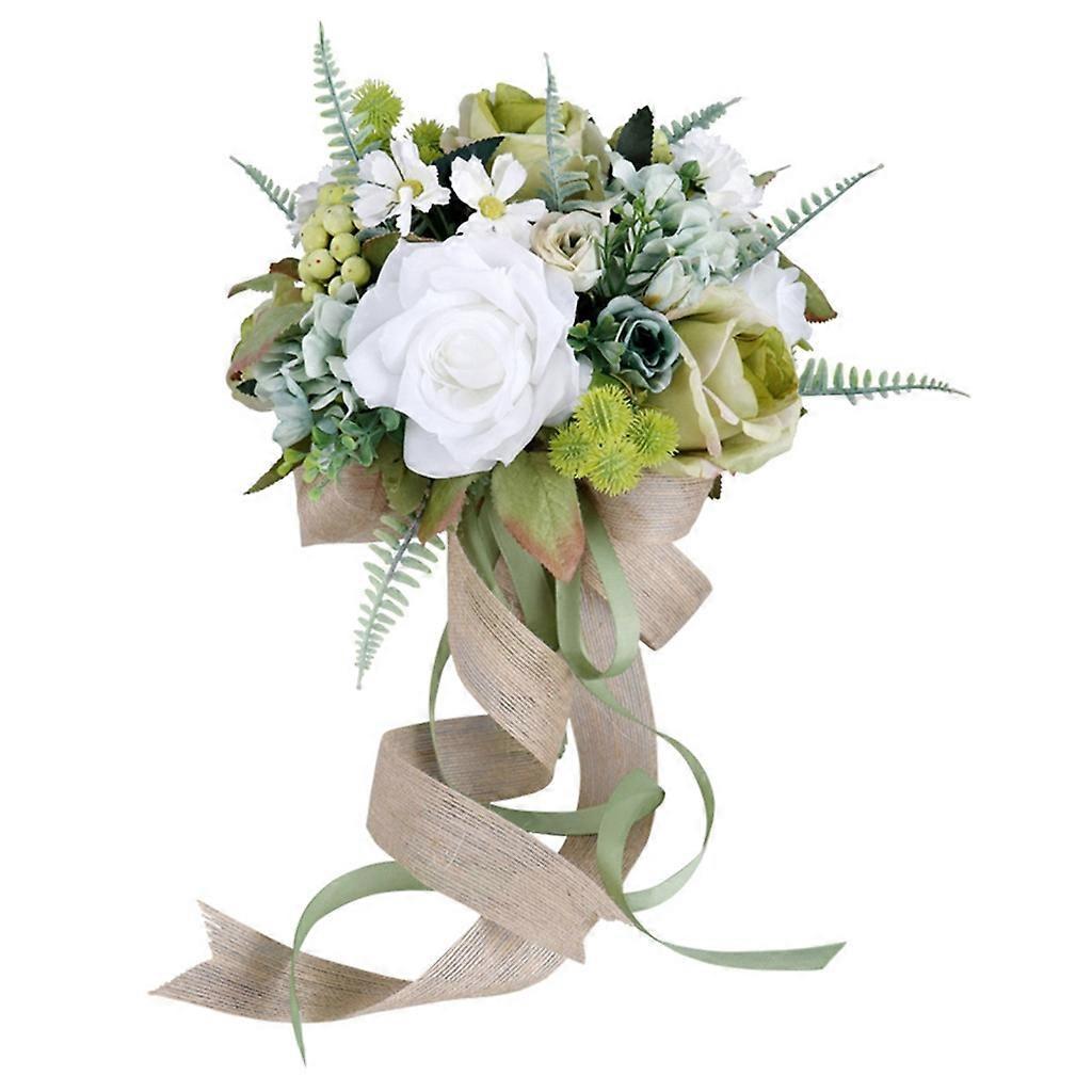 Stilvoller Brautstrauß, Kombiniert Mit Anderen Hochzeitsblumen, Romantischer Brautstrauß