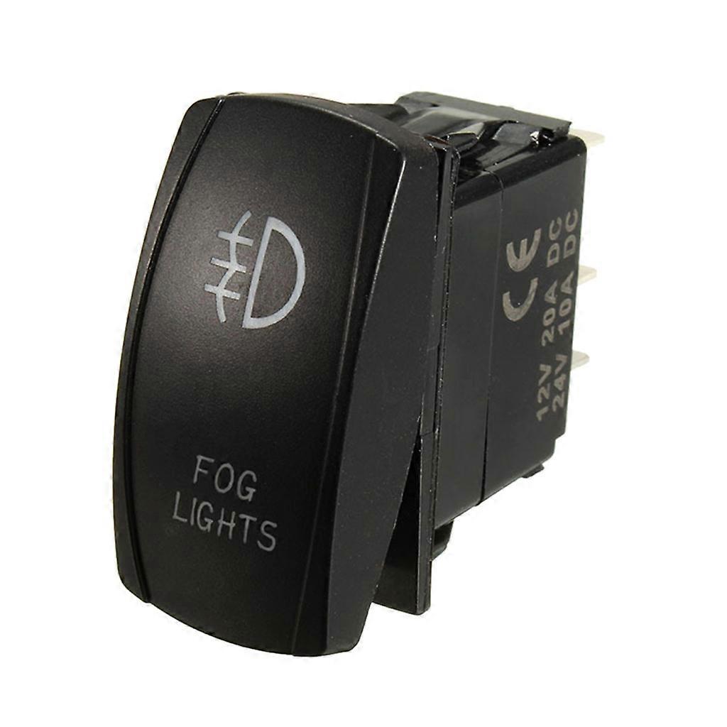 5-poliger 20x16mm Drucktaster 12v 40a Led-beleuchteter Ein/aus-wippschalter Für Boote