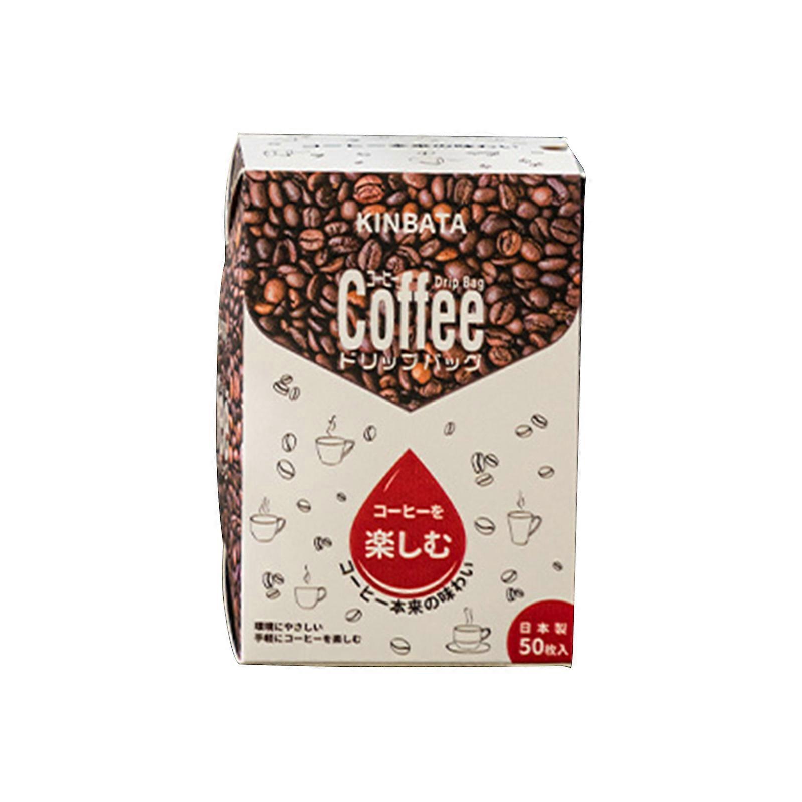 50 Einweg-kaffeefilterbeutel Zum Aufhängen Mit Ohrschlaufen, Papierfilter Für Zuhause, Büro, Unterwegs Und Als Espressofilter.