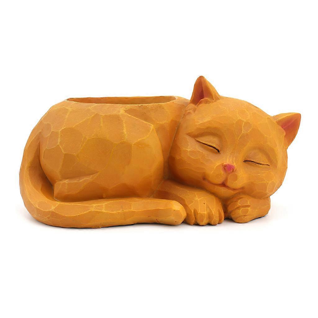 3d-schlafplatz Für Katzen, Kunstharz-blumentopf, Sukkulenten, Bonsai, Kakteen, Pflanzenbehälter D