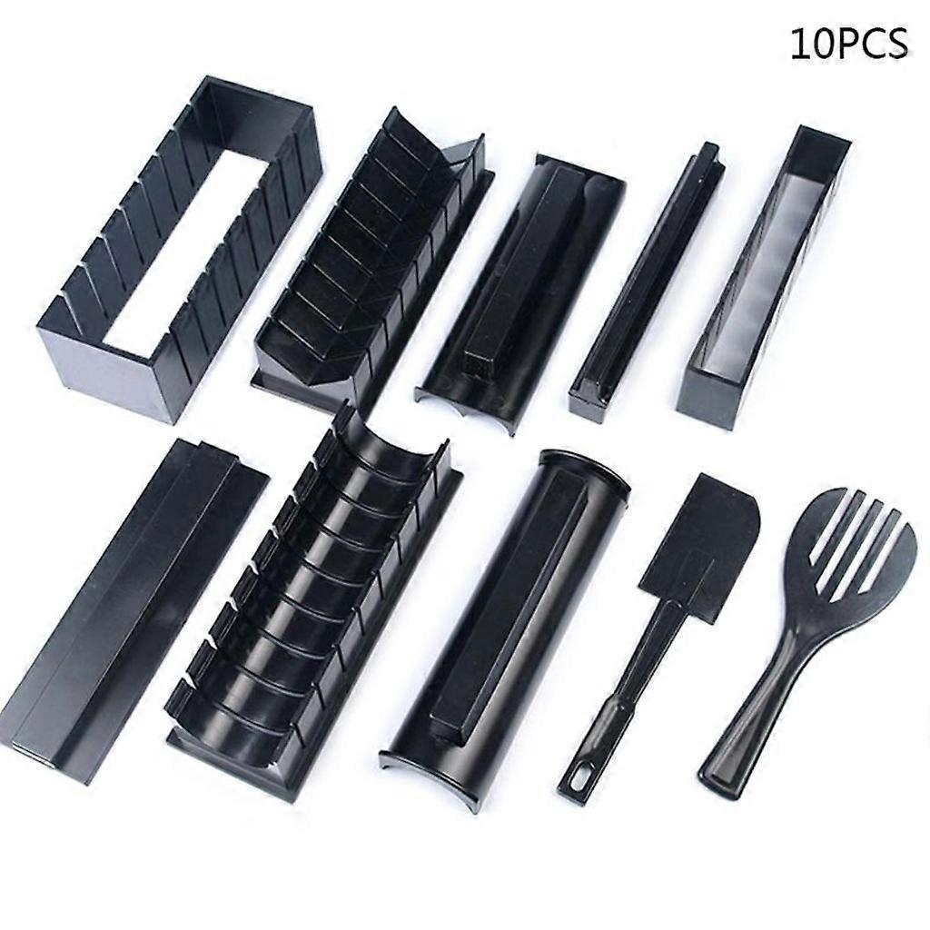 10-teiliges Sushi-maker-set, Japanische Reisbällchen-rollform, Multifunktionale Form
