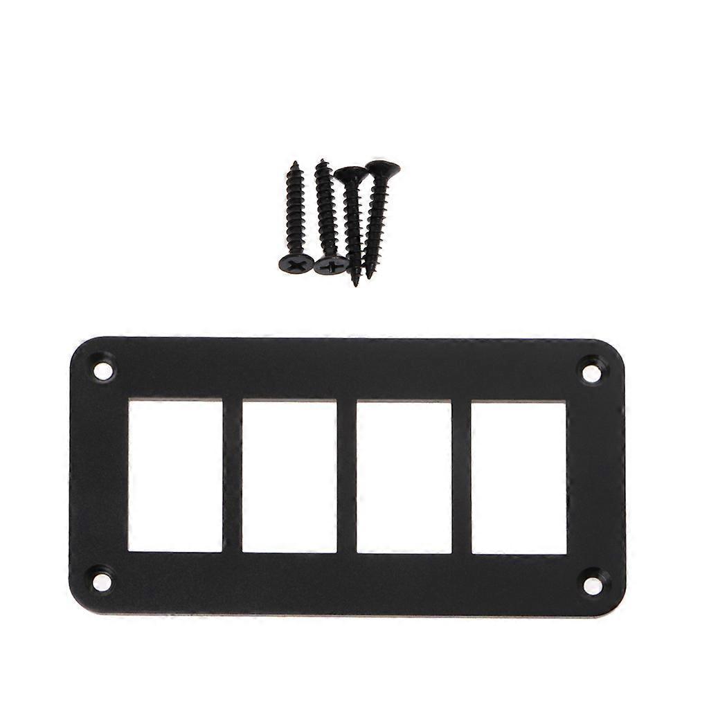 Kfz-, Schiffs- Oder Boots-wippschalterpanel Aus Aluminiumlegierung Mit 2/3/4/6-wege-schaltergehäusehalterung