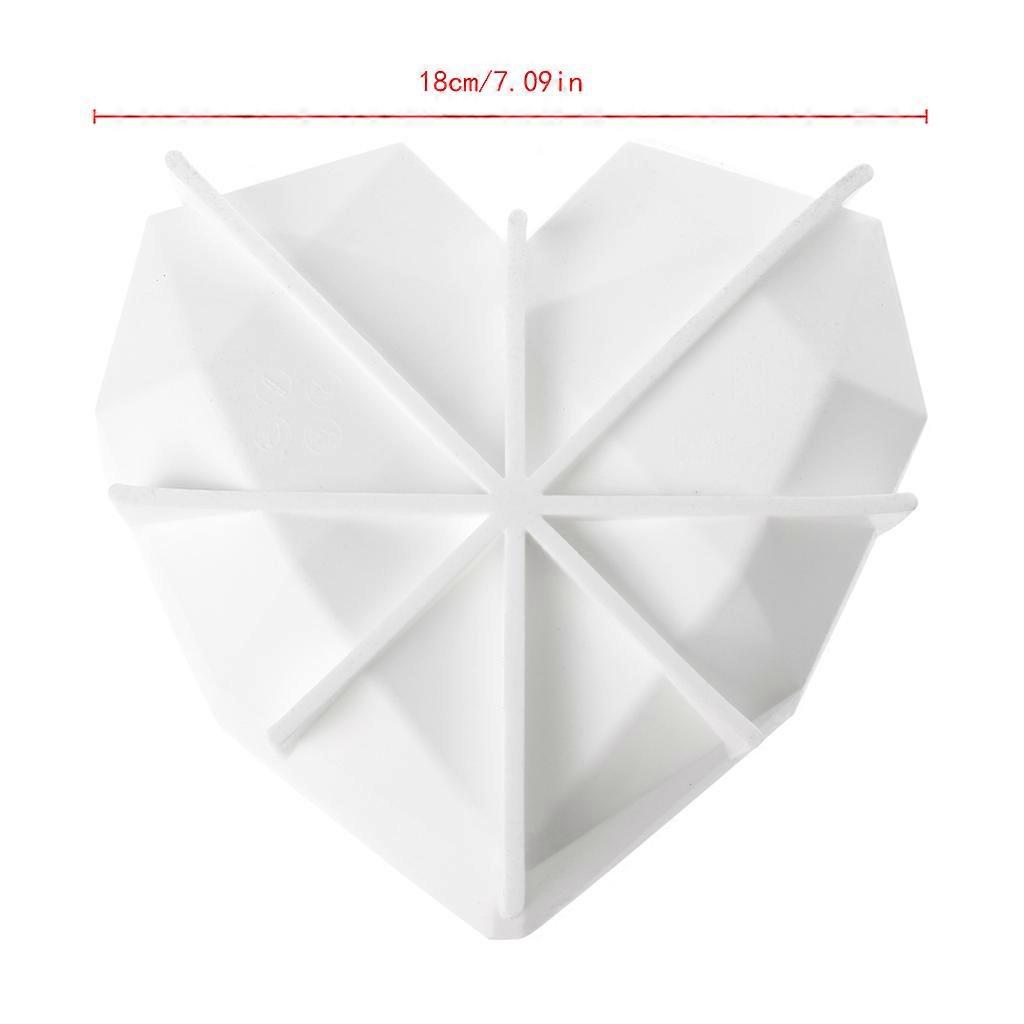 Diamant-herz-mousse-kuchenform, Französische Dessert-backform, Backwerkzeug
