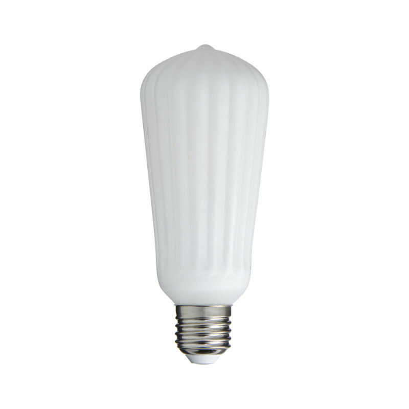 Led-edison-glühbirne Mit Filament-design, Milchglasartig, E27-fassung, 10 W (entspricht 75 W), 1055 Lm, Warmweißes Licht 2700 K, Ideal Für Kronleuchter, Pendelleuchten Und Wandlampen – Keine Marke