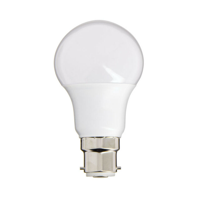 Led-ampulle A60, 9 W (entspricht 60 W), Fassung B22, Warmweißes Licht 2700 K, Energiesparend, Quecksilberfrei, Ce- Und Rohs-konform