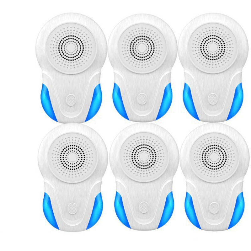 Amxcnoy 6er-pack Ultraschall-insektenabwehrgeräte Für Den Innenbereich Gegen Schädlinge Wie Kakerlaken, Nagetiere, Mäuse, Bettwanzen Und Spinnen. Schädlingsbekämpfungsgerät