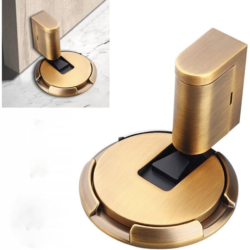 Amxcnoy Magnetischer Türstopper, Verstellbar Und Robust, Ohne Bohren An Der Unterseite Der Tür, Magnetischer Türstopper Mit Klebesaugnapf, Wandschutz Für Büro Und Zuhause