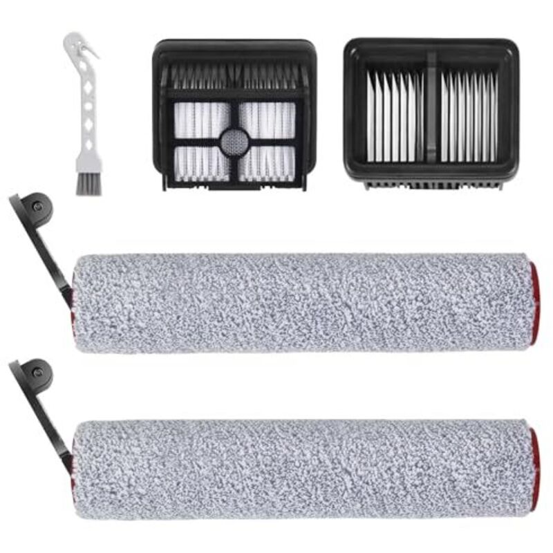 Amxcnoy H12 Pro Zubehörset Für Dreame H12 Pro, H12 Dual Nass- Und Trockensauger – 2 Rotierende Bürsten + 2 Filter + 1 Reinigungsbürste