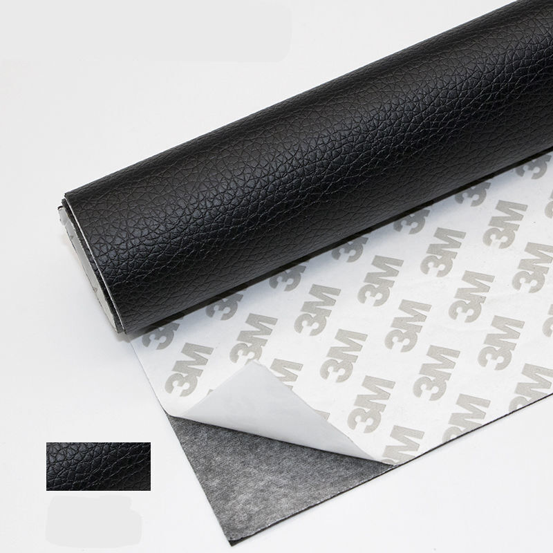 Amxcnoy Lederkleberolle 50 X 120 Cm, Kunstlederaufkleber, Lederflicken Zur Reparatur Von Sofas, Autositzen, Handtaschen Und Lederjacken (schwarz)
