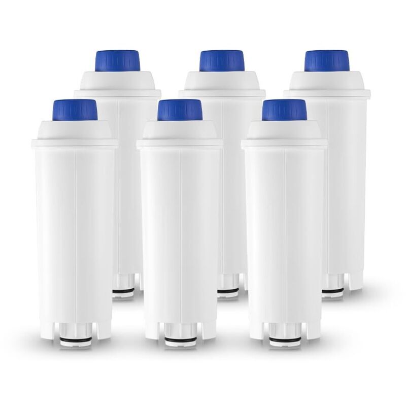 Amxcnoy 6er-pack Wasserfilter Für Kaffeevollautomaten, Ersatz Für De'longhi Dlsc002 9310926 Ser3017 5513292811, Einschließlich Verschiedener Ecam- Und Esam-modelle