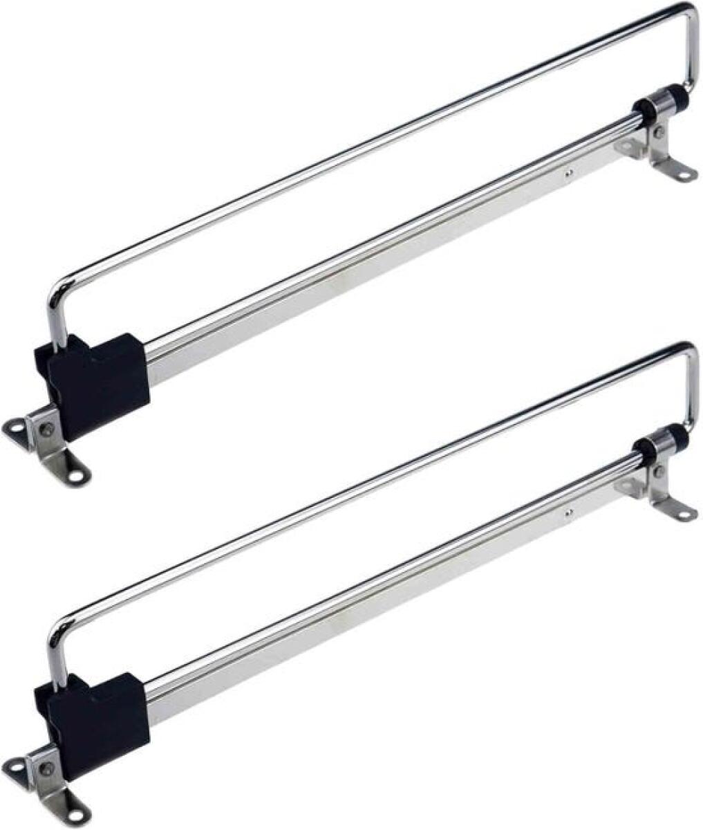 Ein Set Aus 2 Verstellbaren Und Ausziehbaren Kleiderbügeln, Geeignet Zum Einschieben Von Kleiderbügeln In Kleiderschränken Und Aufbewahrungsregalen (35 Cm).