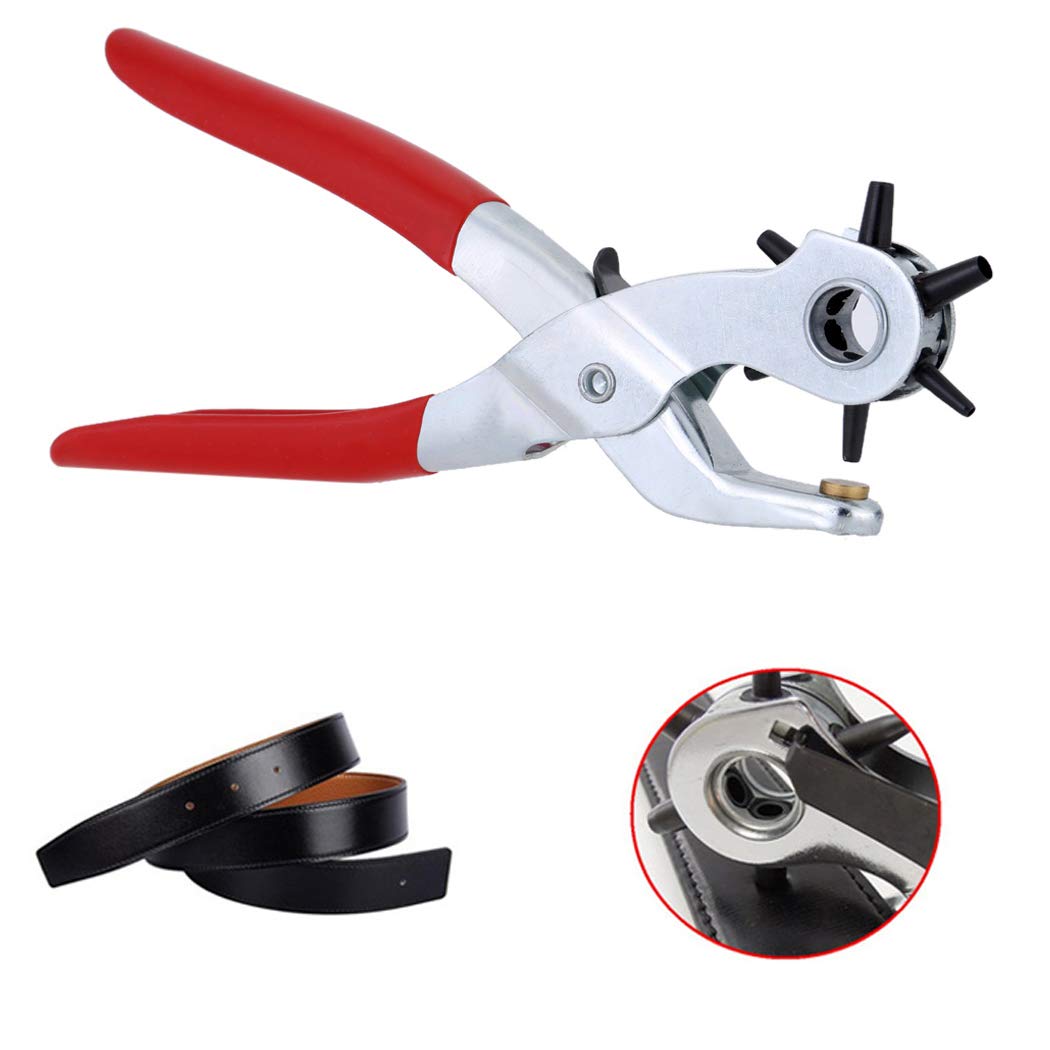 Leinenlocher, Robuster Drehstanzer, Geeignet Für Lederriemen, Gürtel, Halsbänder, Sattelstoff Und Hundeschuhe. – Aquaforge