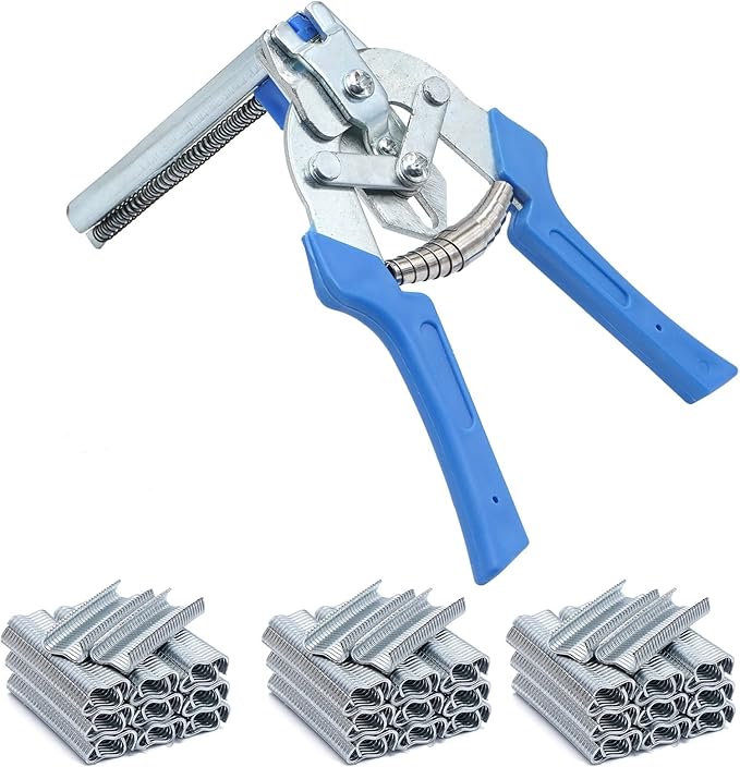 M-typ Schweinering-clips-set, Ringclips Und 1800 M-clips, Schnell-automatik-zaunclip, Zaun-draht, Tierkäfige - Aquaforge