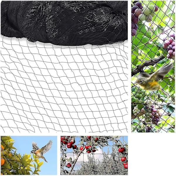 Vogelschutznetz 15 M X 15 M, Pflanzenschutznetz, Teichschutznetz, Gartenschutznetz