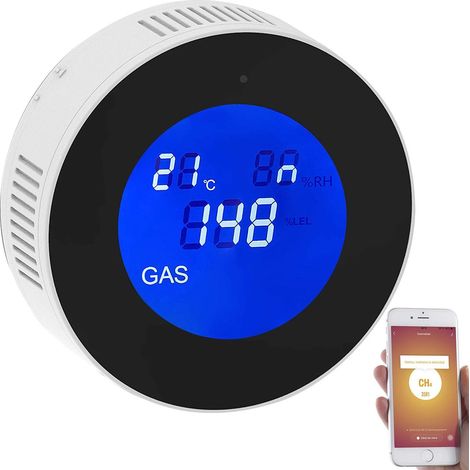 Vernetzter Mehrgasdetektor – 85 Db Alarm – Netzbetrieb – Smartphone-benachrichtigungen Für Optimale Sicherheit