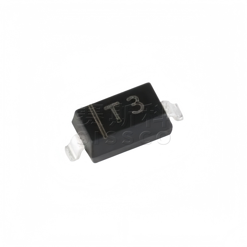 Changdian/changjing Bav21w Sod-123 Gehäuse, Siebdruck T3, Oberflächenmontierte Schaltdiode, Elektronischer Bauteilchip, Elektronisches Bauteil, 5 Stück, Verpackt Und Versendet.