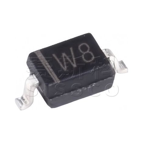 Changdian/changjing Zenerdiode Bzt52c5v1s 5,1 V, Siebdruck W8, Sod-323. (5 Elektronische Bauteile/chips/teile, Verpackt In 5er-packs).