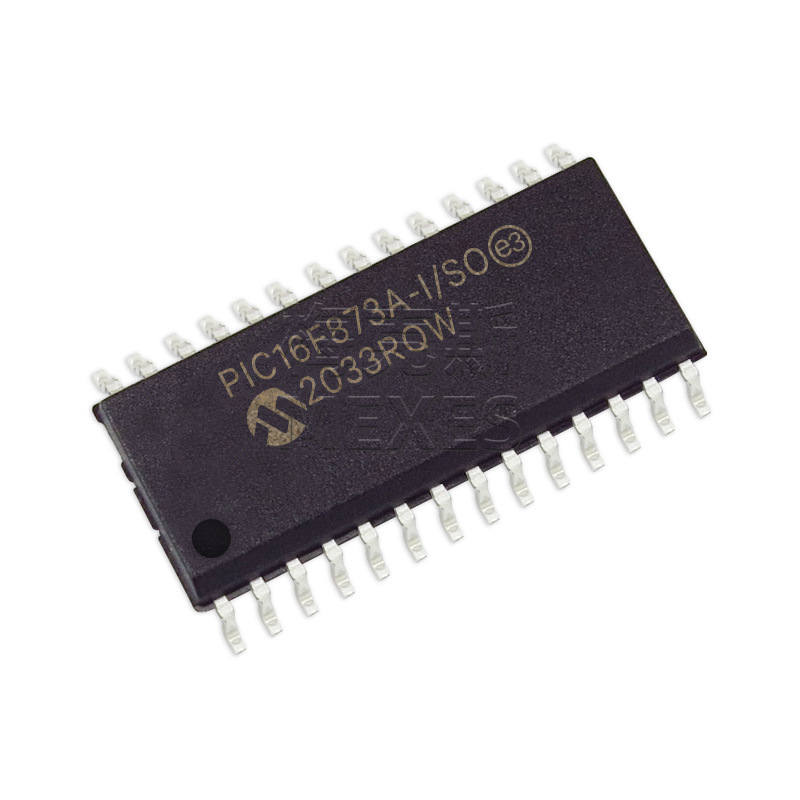 Die Pic16f873a-i/so Und Pic16f690t-i/ss Sind Fünf Elektronische Bauteile/chips, Die Montiert Und Versendet Werden Können.