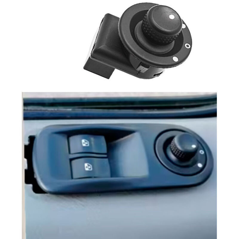 Die Referenznummer 8200214919 Bezieht Sich Auf Den Schalter Zur Einstellung Des Elektrischen Reflektors Und Den Bedienknopf Für Den Rückspiegel Bei Renault-fahrzeugen.