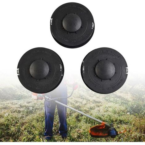 Set Mit 3 Freischneiderköpfen, Kompatibel Mit Gc-et 4530 Rtv 400 Rtv 550 Rtv 550/1, 9,8 M Nylon-ersatzspule, 1,6 Mm Durchmesser