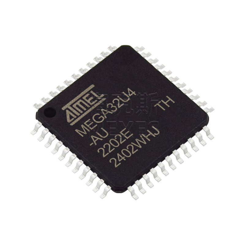 Elektronische Bauteile Der Chips Atmega32u4-au Und Atmega48-20au, Jeweils 5 Stück.