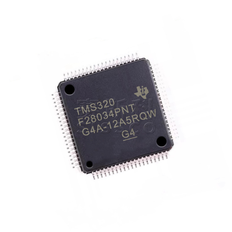 Elektronische Bauteile, Chips Und Elektronische Bauteile Tms320f28034pnt Und Tms320f28035pnt, Jeweils 5 Stück.