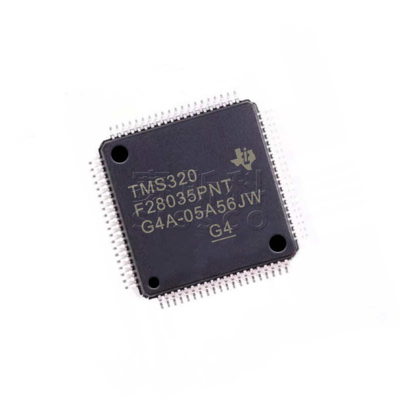 Elektronische Bauteile, Chips Und Elektronische Bauteile Tms320f28035pnt Und Tms320f28062pnt, Jeweils 5 Stück.