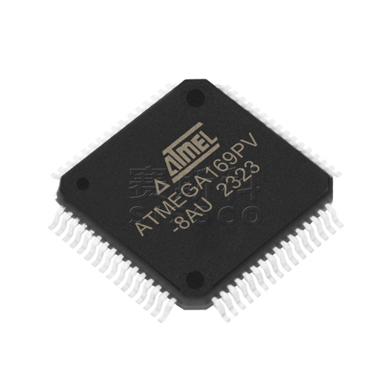 Elektronische Bauteile, Chips Und Elektronische Teile Atmega169pv-8au Und Atmega2560v-8au, Jeweils 5 Stück.