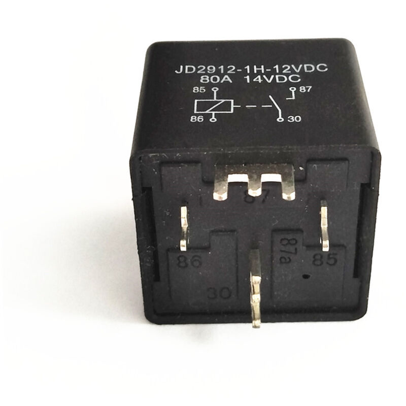 Jd2912 80a 12v 4p Kfz-relais, Leiterplatte, Spitzer Draht, 80a