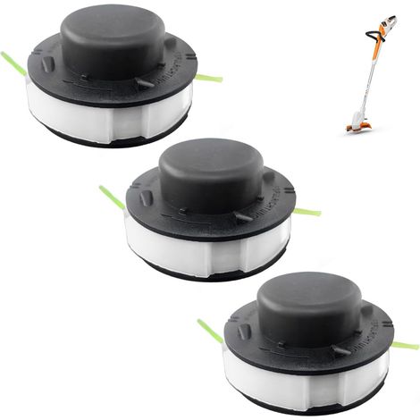 Deawater 3er-pack Ersatztrimmerköpfe Für Stihl Fsa56, Auto-cut 2-2, C2-2, Weed Eater String, 4008 710 4302, Kompatibel Mit Stihl Fsa 56, Fsa 56, Ersatztrimmerköpfe