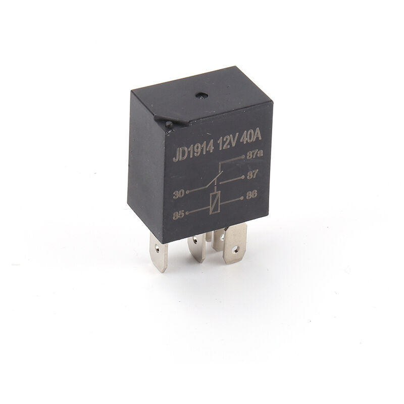 Lila Relais + Lötbarer Relaissockel Für Leiterplatten (pcb), 12-v-relais, 4 Pins, 40 A