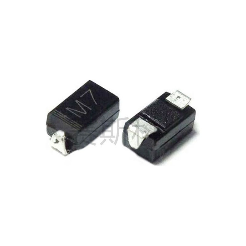 M7 Smd 1n4007 Sma (do-214ac) Universal-gleichrichterdiode 1 A/1000 V – Elektronische Bauteile Im Großhandel – Chips – Elektronikkomponenten – Verpackung: 5 Stück Pro Los
