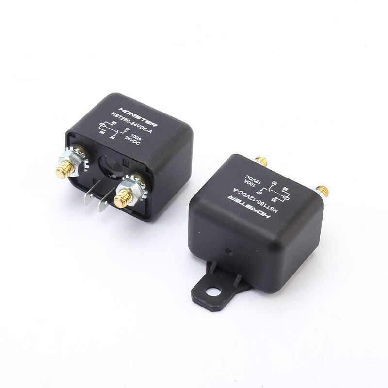 New Energy Miniaturrelais 100 A, 12 V/24 V, Für Kfz-anlasser, Batterietrennschalter, 24 V, 4 Pins, Normalerweise Offen, 24 V Dc.