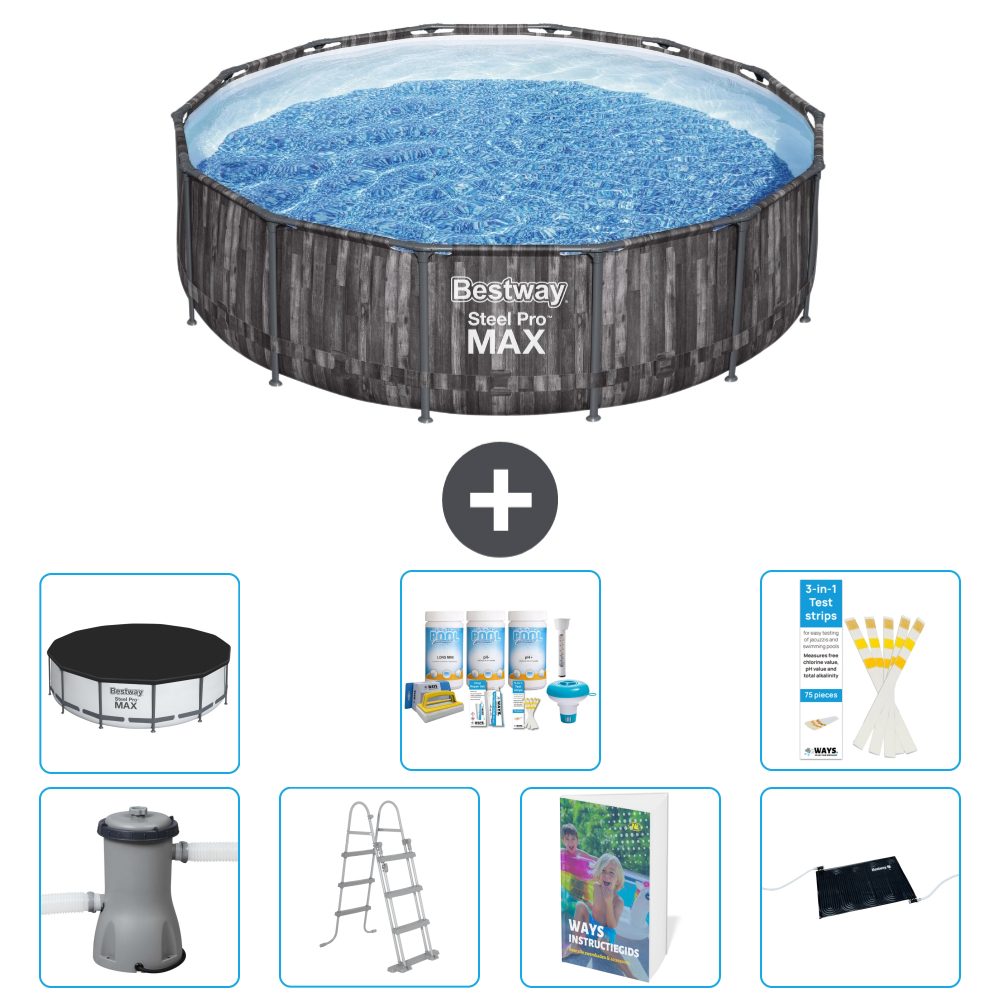 Bestway Steel Pro Max Rund - 427x107 Cm - 8-teilig S632