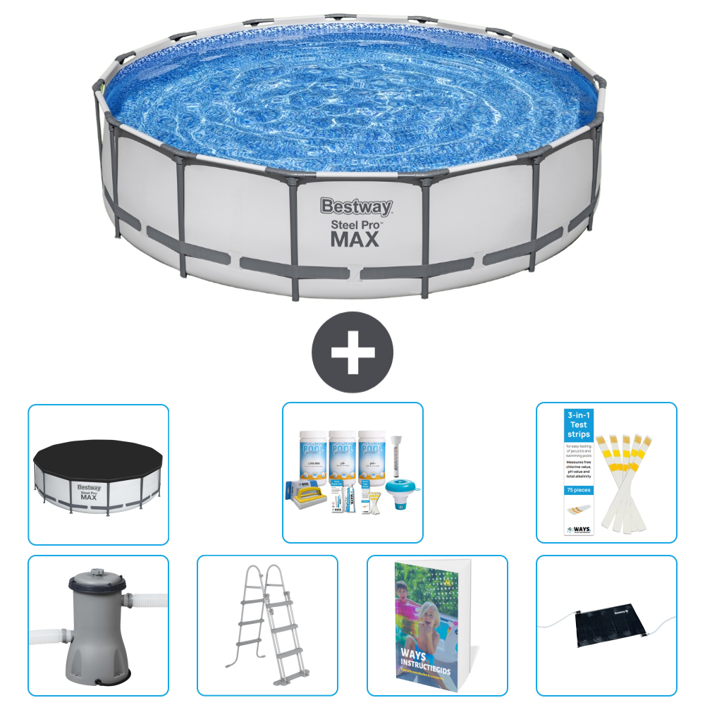 Bestway Steel Pro Max Rund - 457x122 Cm - 8-teilig S632