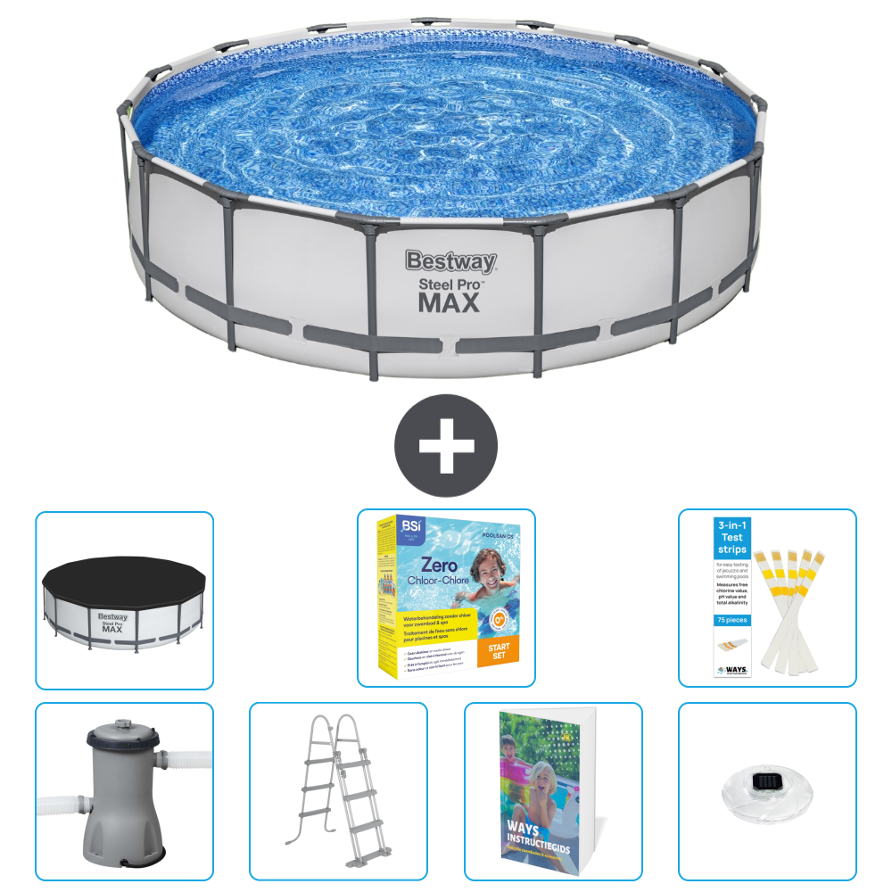Bestway Steel Pro Max Rund - 457x122 Cm - 8-teilig S526