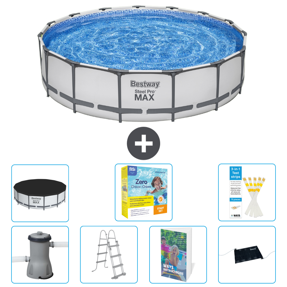 Bestway Steel Pro Max Rund - 457x122 Cm - 8-teilig S582