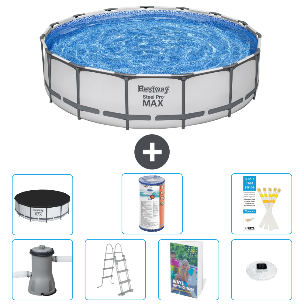 Bestway Steel Pro Max Rund - 457x122 Cm - 8-teilig S622