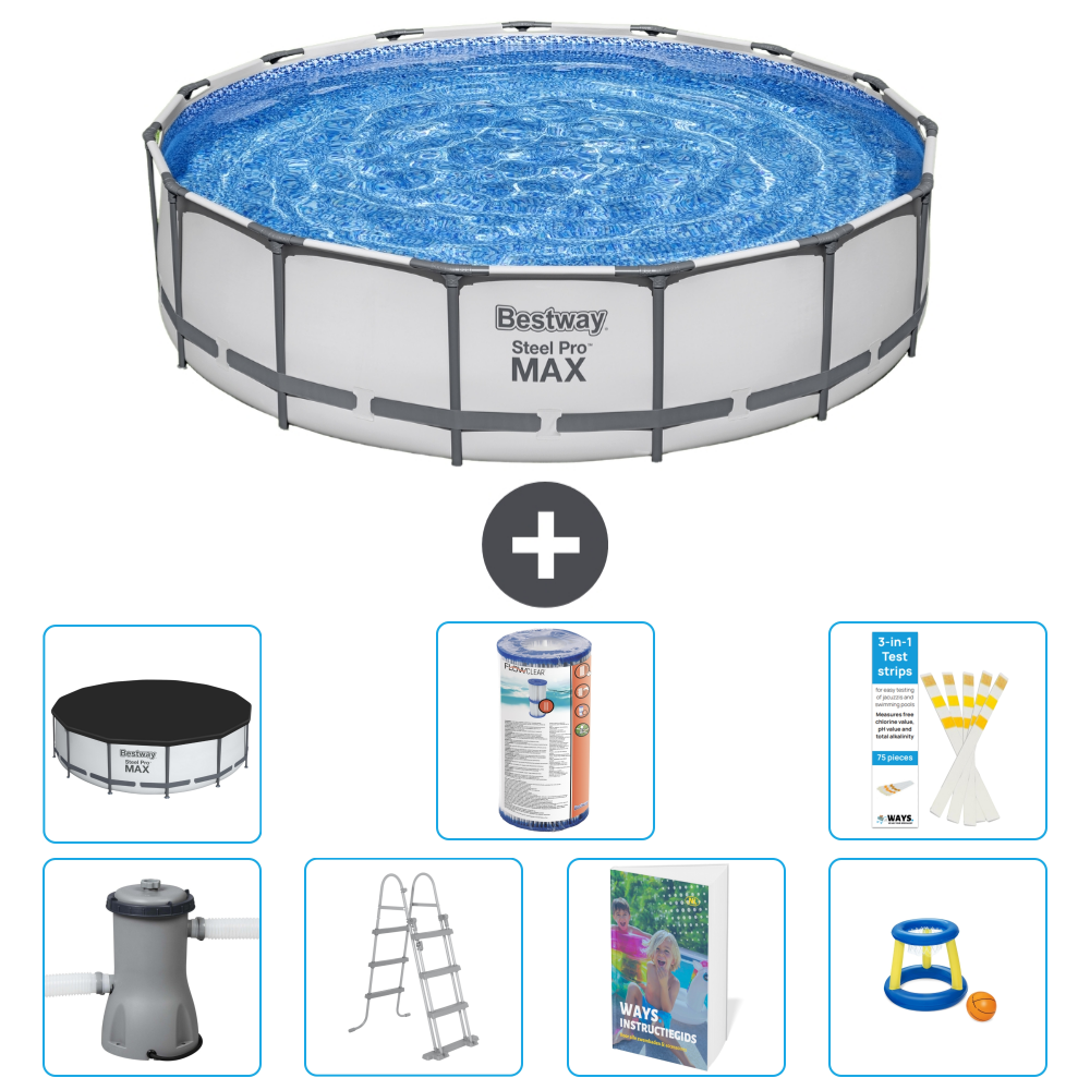 Bestway Steel Pro Max Rund - 457x122 Cm - 8-teilig S541