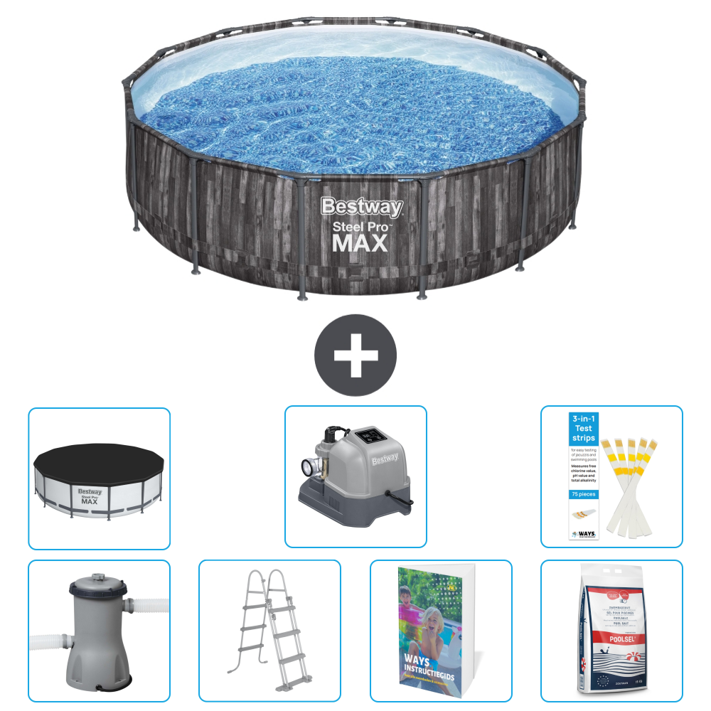 Bestway Steel Pro Max Rund - 427x107 Cm - 8-teilig S649